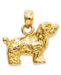 ფოტო #1 პროდუქტის 14k Gold Charm, Cocker Spaniel Dog Charm