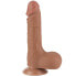 Dildo Sliding Skin 7.5 Brown