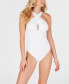 Michael Michael Kors 300227 Solid Convertible Ruched Swimsuit size 14