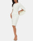 ფოტო #1 პროდუქტის Caped Sheath Dress