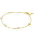 ფოტო #2 პროდუქტის Gold-Tone or Silver-Tone Sterling Silver Station Bracelet