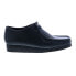 Фото #1 товара Clarks Wallabee 26155514 Mens Black Oxfords & Lace Ups Casual Shoes