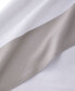 Фото #8 товара Italian Percale Sateen Cuff Pillowcase Pair, King, Created for Macy's