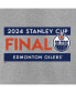 Фото #4 товара Men's Steel Edmonton Oilers 2024 Stanley Cup Final Roster T-Shirt