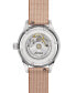 Women's Swiss Automatic DS PH200M Diamond (1/20 ct. t.w.) Beige Synthetic Strap Watch 39mm