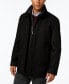 Фото #1 товара Men's Wool-Blend Layered Car Coat, Created for Macy's