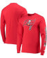 Фото #1 товара Men's Red Tampa Bay Buccaneers Halftime Long Sleeve T-shirt