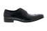 Carrucci KS099-813 Mens Black Leather Oxfords & Lace Ups Wingtip & Brogue Shoes - фото #1