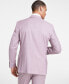 Фото #2 товара Men's Slim-Fit Wool-Blend Stretch Sharkskin Suit Separate Jacket