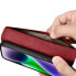Фото #11 товара Чехол для смартфона ICARER с кожаной крышкой для iPhone 14 Plus красного цвета
