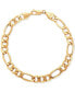 Men's Figaro Link Bracelet in 10k Gold