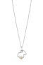 Фото #1 товара Charming silver necklace with pearl New Silueta 1000090700 (chain, pendant)