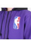 Фото #6 товара Los Angeles Lakers Courtside Fleece Nba Full-zip Hoodie Erkek Sweatshirt