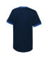 ფოტო #3 პროდუქტის Big Boys and Girls Navy Distressed Colorado Avalanche Ice City T-shirt