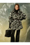 Фото #2 товара Кабан Koton Zebra Print Plush Coat