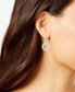 Diamond Circle Logo Drop Earrings (1/20 ct. t.w.) in Sterling Silver