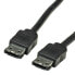Фото #2 товара ROLINE External SATA 6.0 Gbit/s Cable 0.5 m - 0.5 m - SATA III - SATA 7-pin - SATA 7-pin - Male/Male - 6 Gbit/s