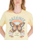 Juniors' Dreamer Butterfly Graphic T-Shirt