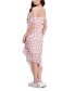 ფოტო #2 პროდუქტის Juniors' Mesh Ruffle Midi Dress