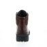 Фото #7 товара Bruno Magli Val VAL2 Mens Brown Leather Lace Up Casual Dress Boots