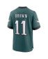 ფოტო #3 პროდუქტის Nike Men's A.J. Brown Midnight Green Philadelphia Eagles Team Game Jersey