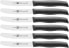 Фото #2 товара Zwilling knife set, 6 pieces, breakfast knife, blade length: 12 cm, stainless special steel/plastic handle, twin grip & 38115001 vegetable knife set, 3 pieces, plastic, black