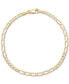 Фото #1 товара Small & Large Curb Link Bracelet in 10k Gold