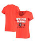 ფოტო #1 პროდუქტის Women's Orange San Francisco Giants 2020 Spring Training Retro Bubble Rival V-Neck T-shirt