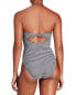 Фото #2 товара kate spade new york 298995 Ring Bandeau Gingham One Piece Swimsuit S