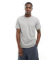 Фото #2 товара DTT roll sleeve t-shirt in light grey marl