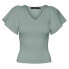 ფოტო #2 პროდუქტის VERO MODA Ginny short sleeve v neck T-shirt