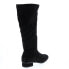 Фото #8 товара Aquatalia Livia Dr Sde Stetch Sde Womens Black Suede Zipper Knee High Boots 10