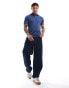 Фото #3 товара Polo Ralph Lauren icon logo slim fit pique polo in mid blue