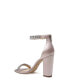 Фото #4 товара Women's Mayra Block Heel Evening Sandals