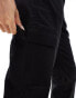 JJXX cuffed cargo trouser in black