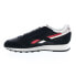 Фото #10 товара Reebok Classic Leather Mens Black Suede Lace Up Lifestyle Sneakers Shoes