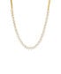 by Adina Eden cubic Zirconia Graduated Marquise Tennis Necklace