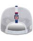 ფოტო #4 პროდუქტის Men's White/Royal New York Giants 2024 NFL Training Camp 9SEVENTY Trucker Hat