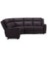 Фото #4 товара Addyson 117" 5-Pc. Leather Sectional with 2 Zero Gravity Recliners with Power Headrests, Created for Macy's