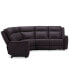 Фото #5 товара Addyson 117" 5-Pc. Leather Sectional with 2 Zero Gravity Recliners with Power Headrests, Created for Macy's