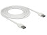 Delock 85195 - 3 m - USB A - USB A - USB 2.0 - Male/Male - White