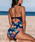 ფოტო #3 პროდუქტის Women's Floral Ruched Tummy Control One-Piece