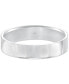 Men's Flat Profile Comfort Fit Wedding Band in 14k Gold