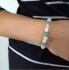 Beaded bracelet made of rosemary, aventurine and crystal MINK82 / 17