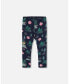 Toddler Girls Jersey Leggings Navy Printed Bambi - Toddler|Child Navy printed bambi, 6 - фото #1