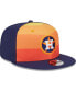 Фото #4 товара Men's Orange Houston Astros 2024 Batting Practice 9FIFTY Snapback Hat
