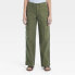Фото #1 товара Women's Mid-Rise Utility Cargo Pants - Universal Thread Olive Green 6