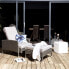 Sessel-Set Paradise Lounge (mit Hocker)