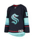 ფოტო #3 პროდუქტის Big Boys Brandon Tanev Deep Sea Blue Seattle Kraken Home Premier Player Jersey