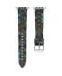 Фото #1 товара Men's Gray Camo Silicone Strap Compatible for 42mm, 44mm Apple Watch